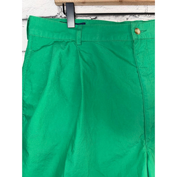 Men's Polo Ralph Lauren Pleated Golf Shorts size 38 Green 1990’s Vintage Y2K - Picture 3 of 10